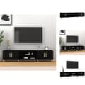 Pikkukuva 1 / 11: TV-tasot - Living TV-taso musta 180x31,5x40 cm tekninen puu