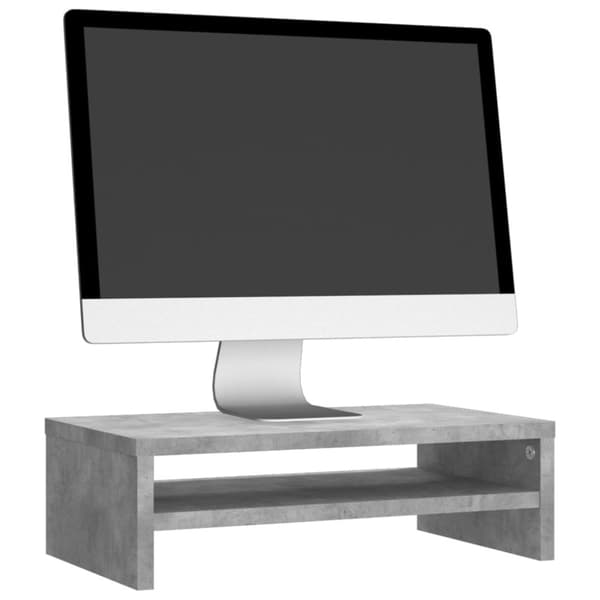 TV-bänkar - Living Skärmställ betonggrå 42x24x13 cm spånskiva