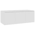 Miniatyrbillede 3 af 9: TV-møbler - Living tv-skab 80x34x30 cm spånplade hvid
