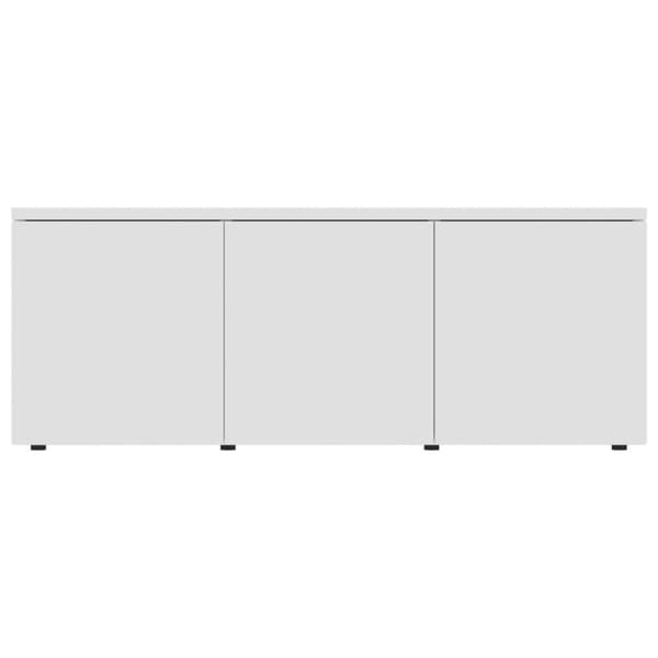 TV-møbler - Living tv-skab 80x34x30 cm spånplade hvid