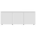 Miniatyrbillede 7 af 9: TV-møbler - Living tv-skab 80x34x30 cm spånplade hvid