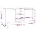 Miniatyrbillede 9 af 10: TV-møbler - Living tv-bord 102x37,5x52,5 cm spånplade hvid