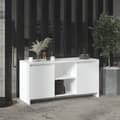 Miniatyrbillede 2 af 10: TV-møbler - Living tv-bord 102x37,5x52,5 cm spånplade hvid