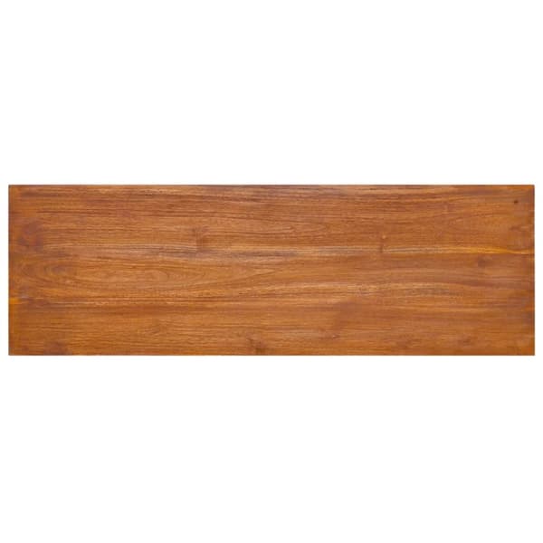 TV-møbler - Living væghængt tv-skab 90x30x30 cm massivt teaktræ