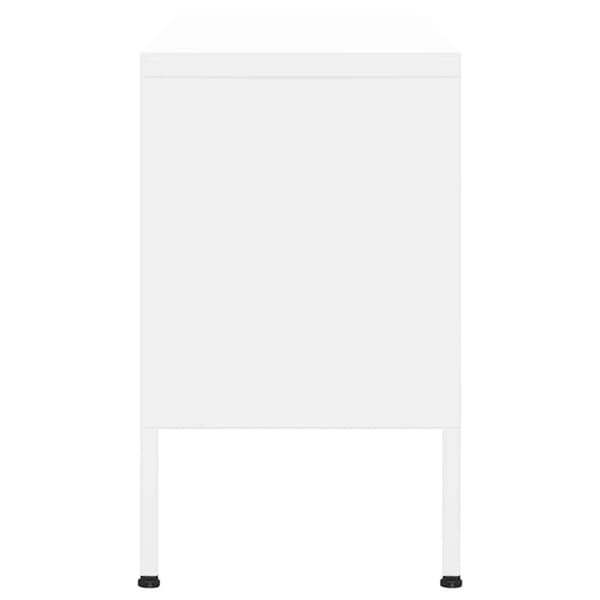 TV-møbler - Living tv-skab 105x35x50 cm stål Hvid