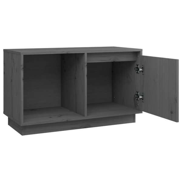 TV-tasot - Living TV-taso harmaa 74x35x44 cm täysi mänty