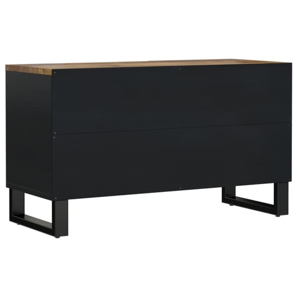 TV-møbler - Living tv-bord 80x33x46 cm massivt mangotræ og konstrueret træ