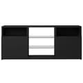 Pikkukuva 10 / 11: TV-tasot - Living TV-taso LED-valoilla musta 120x30x50 cm