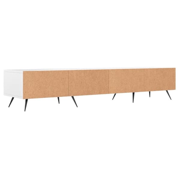 TV-bänkar - Living Tv-bänk vit 150x36x30 cm konstruerat trä
