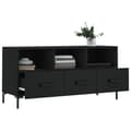 Miniatyrbillede 5 af 11: TV-møbler - Living tv-bord 102x36x50 cm konstrueret træ sort