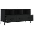 Miniatyrbillede 7 af 11: TV-møbler - Living tv-bord 102x36x50 cm konstrueret træ sort