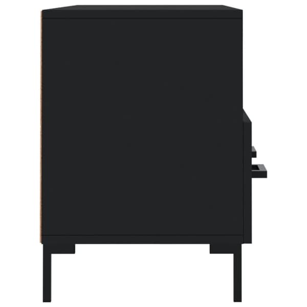 TV-møbler - Living tv-bord 102x36x50 cm konstrueret træ sort