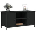 Miniatyrbild 4 av 11: TV-bänkar - Living Tv-bänk svart 100x40x50 cm konstruerat trä