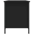 Miniatyrbild 8 av 11: TV-bänkar - Living Tv-bänk svart 100x40x50 cm konstruerat trä