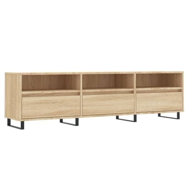 TV-bänkar - Living Tv-bänk sonoma-ek 150x30x44,5 cm konstruerat trä