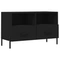 Miniatyrbillede 3 af 11: TV-møbler - Living tv-bord 80x36x50 cm konstrueret træ sort