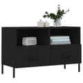 Miniatyrbillede 4 af 11: TV-møbler - Living tv-bord 80x36x50 cm konstrueret træ sort