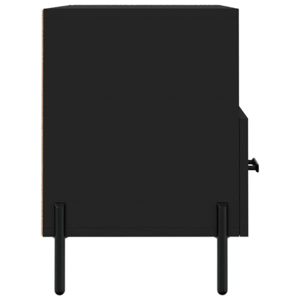 TV-møbler - Living tv-bord 80x36x50 cm konstrueret træ sort