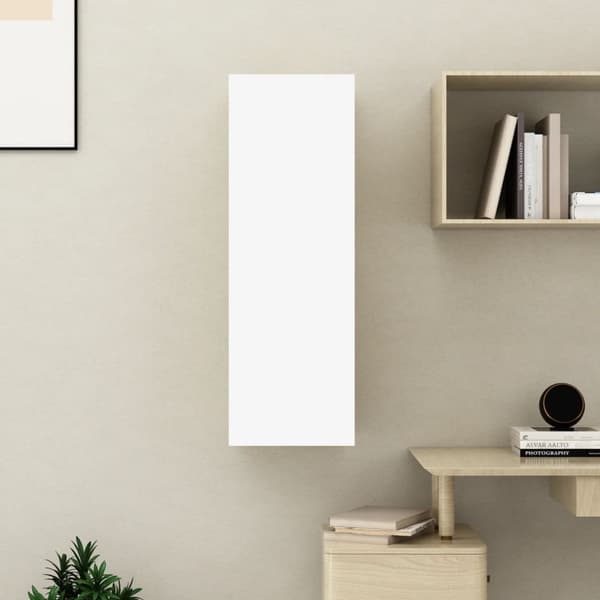 TV-møbler - Living tv-skab 30,5x30x90 cm konstrueret træ hvid