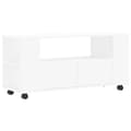 Miniatyrbillede 3 af 11: TV-møbler - Living tv-bord 102x34,5x43 cm konstrueret træ hvid