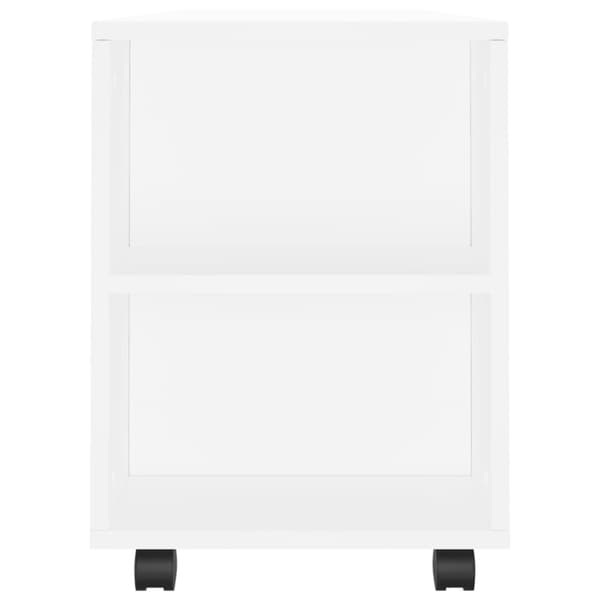 TV-møbler - Living tv-bord 102x34,5x43 cm konstrueret træ hvid