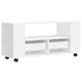 Miniatyrbillede 9 af 11: TV-møbler - Living tv-bord 102x34,5x43 cm konstrueret træ hvid