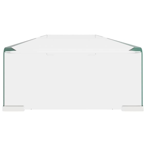 TV-møbler - Living TV-stander/monitorstand klart glas 120x30x13 cm