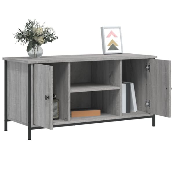 TV-tasot - Living TV-taso harmaa Sonoma 100x40x50 cm tekninen puu
