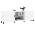 Miniatyrbillede 4 af 11: TV-møbler - Living tv-bord 150x30x50 cm konstrueret træ hvid