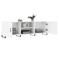 Miniatyrbillede 5 af 11: TV-møbler - Living tv-bord 150x30x50 cm konstrueret træ hvid