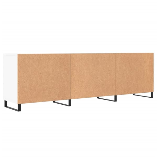 TV-møbler - Living tv-bord 150x30x50 cm konstrueret træ hvid