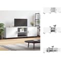 Miniatyrbillede 1 af 11: TV-møbler - Living tv-bord 150x30x50 cm konstrueret træ hvid
