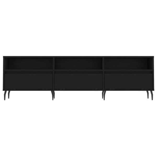 TV-bänkar - Living Tv-bänk svart 150x30x44,5 cm konstruerat trä