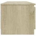 Pikkukuva 6 / 8: TV-taso Sonoma-tammi 140x40x35,5 cm tekninen puu - TV-taso - TV-tasot - Home & Living
