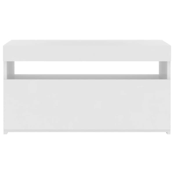 TV-taso LED-valoilla valkoinen 75x35x40 cm - TV-taso - TV-taso - Home & Living