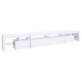 Pikkukuva 9 / 11: TV-taso LED-valoilla valkoinen 260x36,5x40 cm - TV-taso - TV-taso - Home & Living