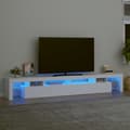 Pikkukuva 2 / 11: TV-taso LED-valoilla valkoinen 260x36,5x40 cm - TV-taso - TV-taso - Home & Living