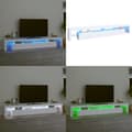 Pikkukuva 1 / 11: TV-taso LED-valoilla valkoinen 260x36,5x40 cm - TV-taso - TV-taso - Home & Living