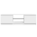 Miniatyrbillede 10 af 11: Tv-skab med LED-lys 120x30x35,5 cm hvid højglans - Tv-skab - Tv-skabe - Home & Living