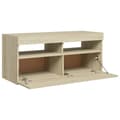 Miniatyrbild 9 av 11: TV-bänk med LED-belysning sonoma-ek 90x35x40 cm - Tv-bänk - Tv-bänkar - Home & Living