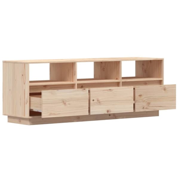 Tv-bänk 140x37x50 cm massiv furu - Tv-skåp - Tv-skåp - Home & Living