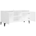 Miniatyrbillede 8 af 10: Tv-skab med metalben 103,5x35x50 cm hvid - Tv-skab - Tv-skabe - Home & Living
