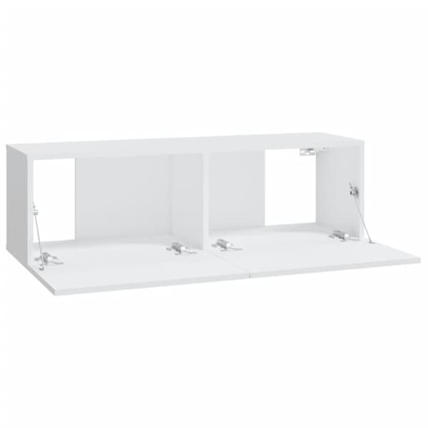 Væghængte tv-skabe 2 stk. 100x30x30 cm konstrueret træ hvid - Væghængt Tv-skab - Væghængte Tv-skabe - Home & Living