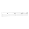 Miniatyrbillede 8 af 11: Tv-skab med LED-lys 270x35x40 cm hvid - Tv-skab - Tv-skabe - Home & Living