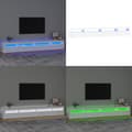 Miniatyrbillede 1 af 11: Tv-skab med LED-lys 270x35x40 cm hvid - Tv-skab - Tv-skabe - Home & Living