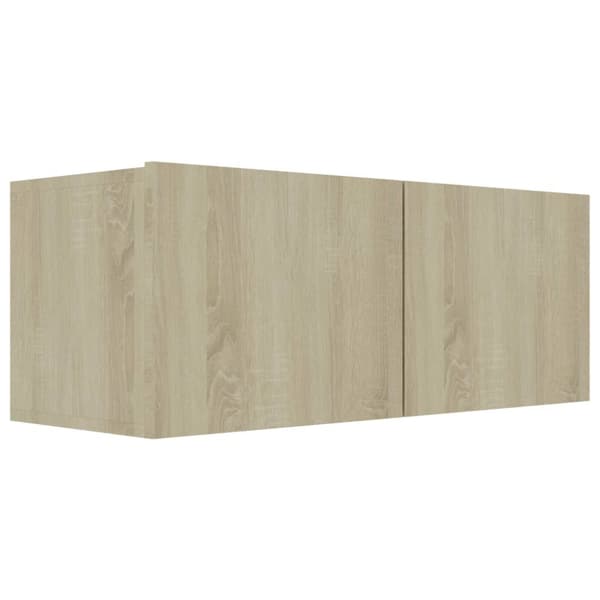 Tv-bänk sonoma-ek 80x30x30 cm konstruerat trä - Tv-bänk - Tv-bänkar - Home & Living