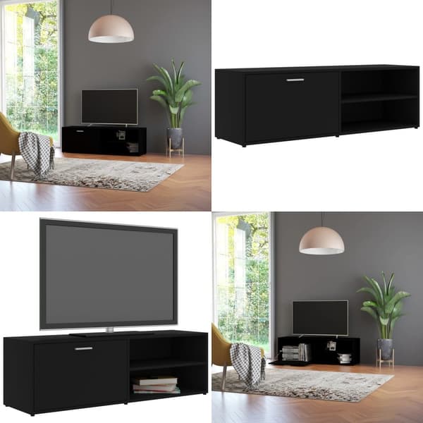 TV-taso musta 120x34x37 cm tekninen puu - TV-taso - TV-tasot - Home & Living