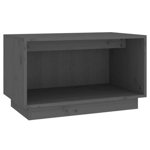 Tv-bänk grå 60x35x35 cm massiv furu - TV-bänk - TV-bänkar. TV-skåp - Home & Living