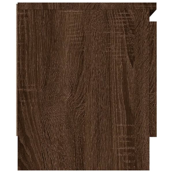 TV-bänk med dörr Brun ek 102x30x36 cm - Tv-bänk - Tv-bänkar - Home & Living