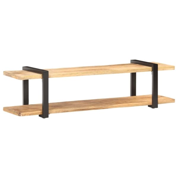 TV-bänk 160x40x40 cm massivt grovt mangoträ - TV-bänk - TV-bänkar - Home & Living